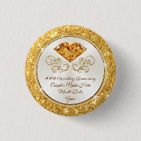 Inexpensive Citrine 13th Anniversary Favors Pins