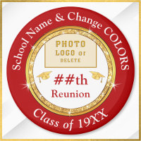 Inexpensive Class Reunion Gifts, Red, White, Gold