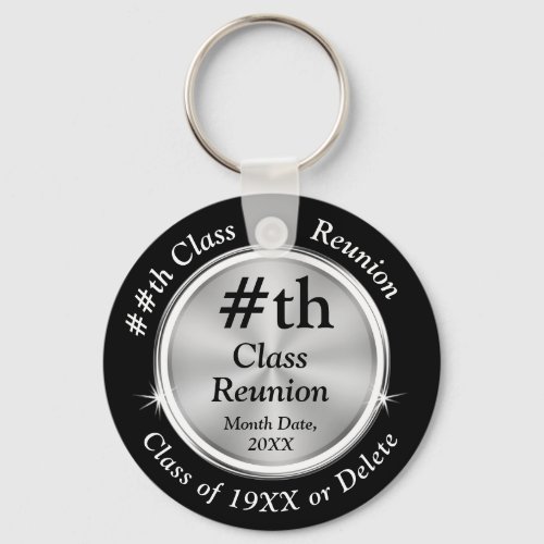 Inexpensive Class Reunion Party Favors Any Color Keychain