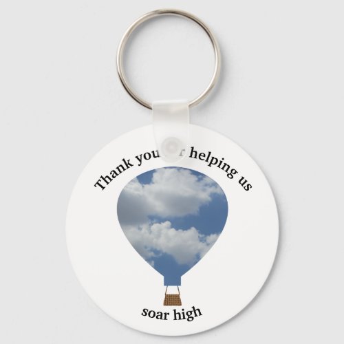 Inexpensive Employee Thank You Recognition Office Keychain