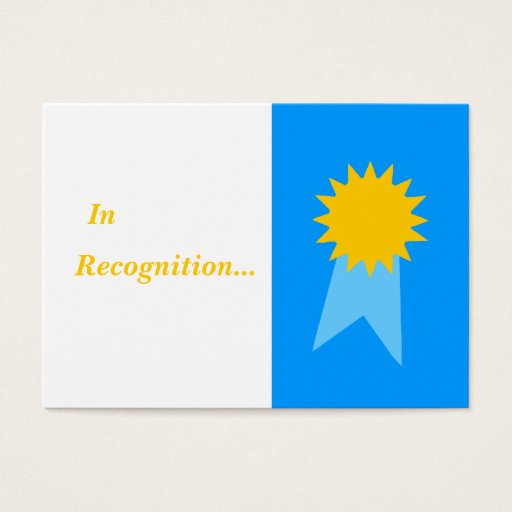 Customizable Elementary Teacher Everyday Awards For Students Business Card Template