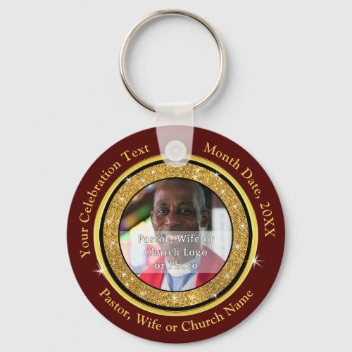 Inexpensive Favors for Church Anniversary  Keychain