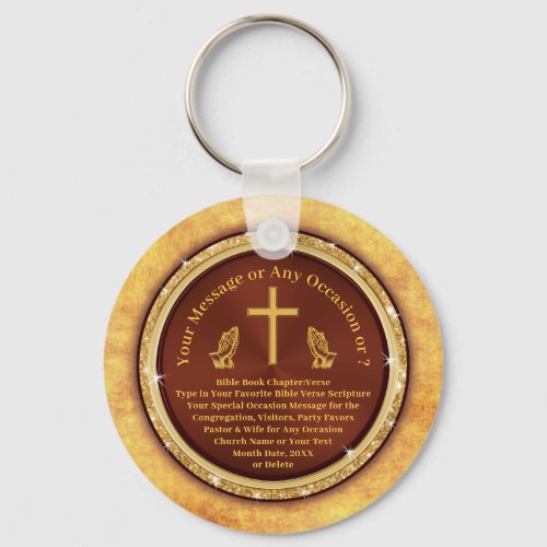 Inexpensive Gifts for Church Visitors Members Keychain