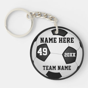 Inexpensive Personalized Soccer Team Gift Ideas Keychain