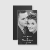 Inexpensive Photo Save the Date Magnet (Front/Back)