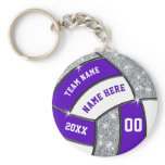 Inexpensive Purple and White Volleyball Keychains Inexpensive Purple and White Volleyball Keychains