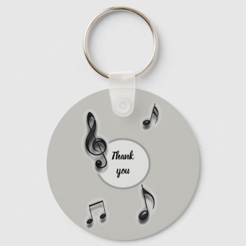 Inexpensive Thank You Music Teacher Appreciation Keychain