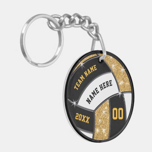 Inexpensive Volleyball Gift Ideas for Senior Night Keychain Zazzle