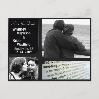 Inexpensive Wedding Invitations Photo Postcard