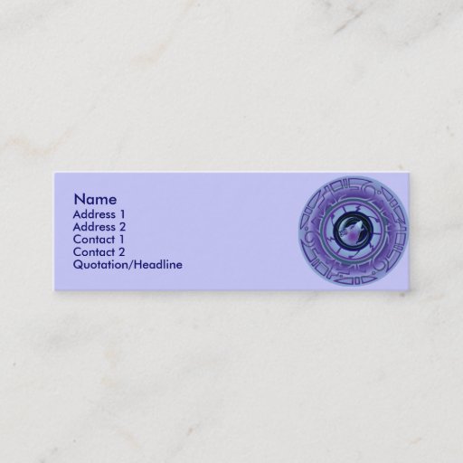 Customizable Inez Night Profile Cards Business Card Templates