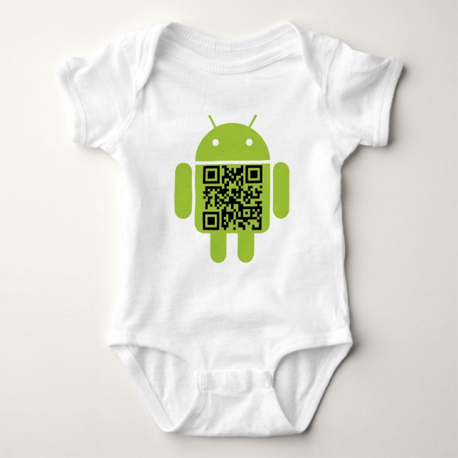 Infant Android Baby Bodysuit (Front)