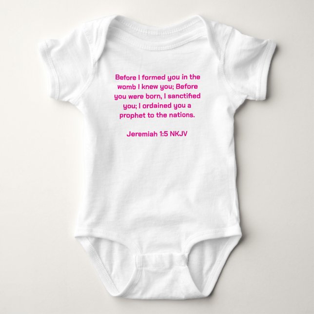Infant Baby Bodysuit (Front)