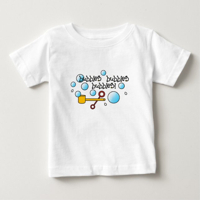 Infant, Baby Boys,Girls, Bubbles T Shirt Top (Front)