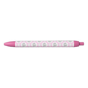Infant Baby Girl Pink Elephant Pen