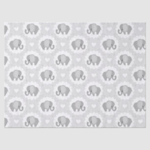 Infant Baby Neutral Elephant Shower Gift Tissue Paper