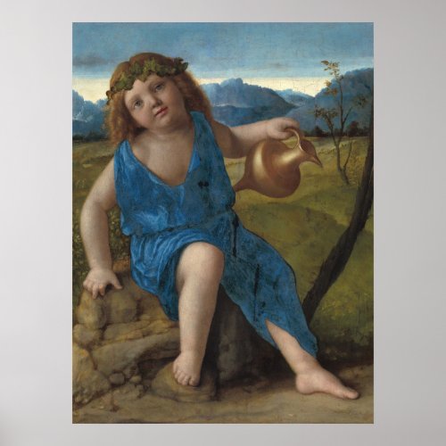 Infant Bacchus _ Giovanni Bellini Fine Art Poster