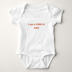 Infant bodysuit 3-snap bottom CHILD OF GOD