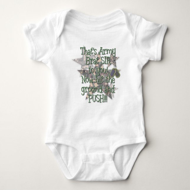 Infant Creeper - Army Brat Sir (Front)