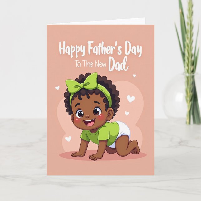 Infant Fathers Day Image Card (Front)