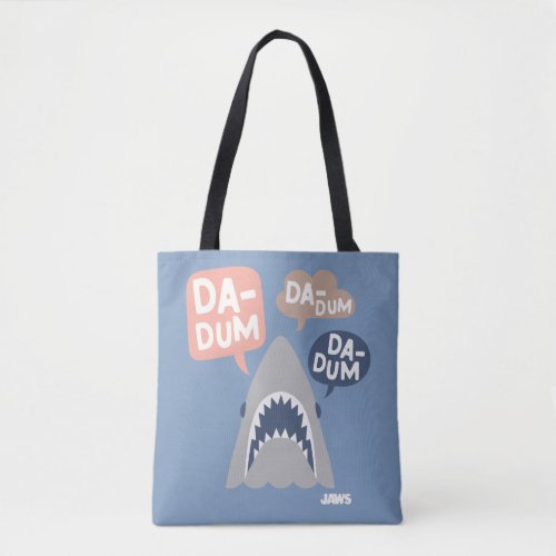 Infant Jaws Shark Da_Dum Graphic Tote Bag