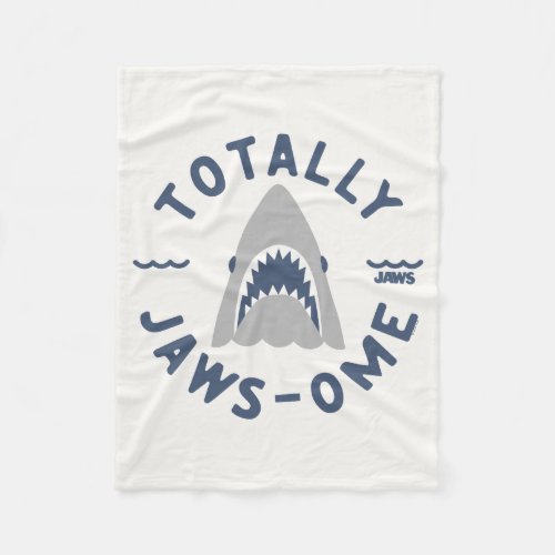Infant Jaws Shark Totally Jaws_ome Graphic Fleece Blanket