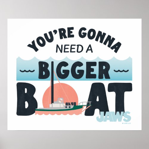 Infant Jaws Youre Gonna Need A Bigger Boat Poster