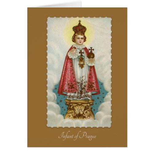 Infant Jesus of Prague Religious Card