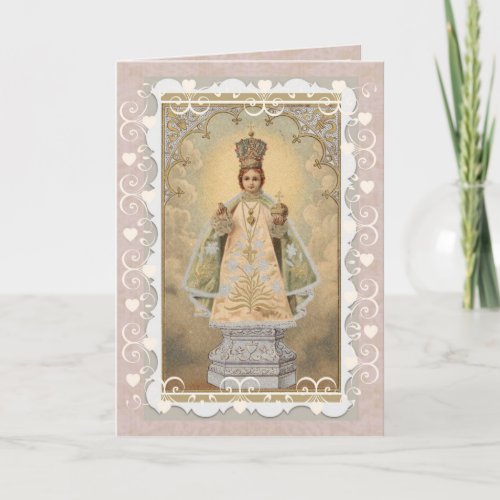 Infant Jesus of Prague Religious Card