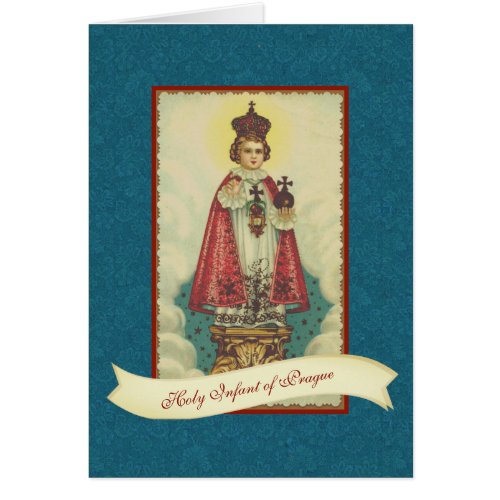 Infant Jesus of Prague Religious Card