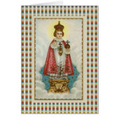 Infant Jesus of Prague Religious Card (Front)