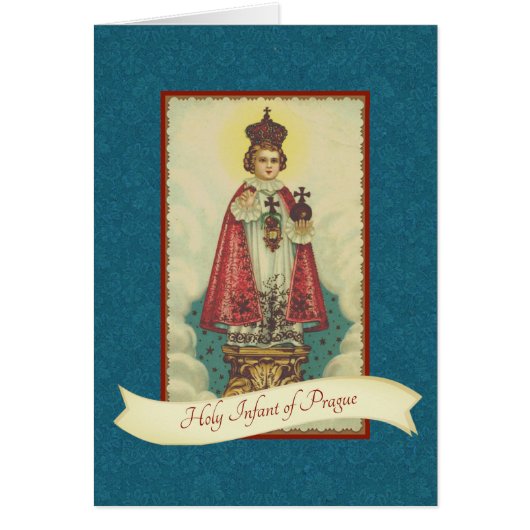 Infant Jesus of Prague Vintage Religious Cards (Front)