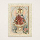 Infant Jesus Prague Funeral Memorial Holy Card - (Front)