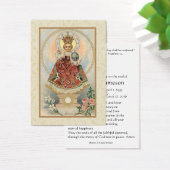 Infant Jesus Prague Funeral Memorial Holy Card - (Desk)