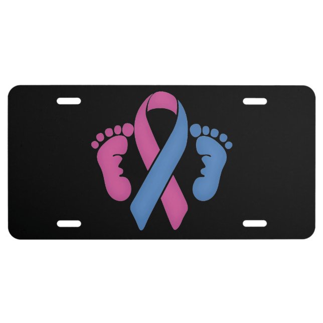 Infant Loss Awareness License Plate (Front)