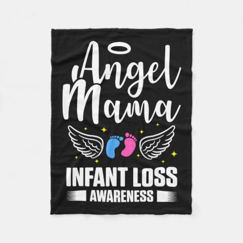 Infant Loss Awareness Mama Pregnancy Ba  Fleece Blanket