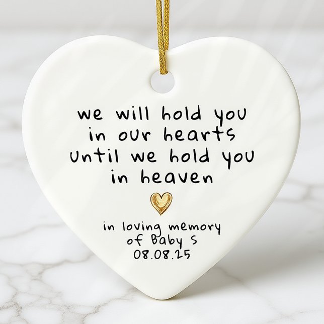 Infant Loss Miscarriage Sympathy Memorial Ceramic Ornament (Creator Uploaded)