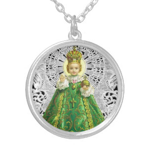 Infant of Prague Catholic Necklace