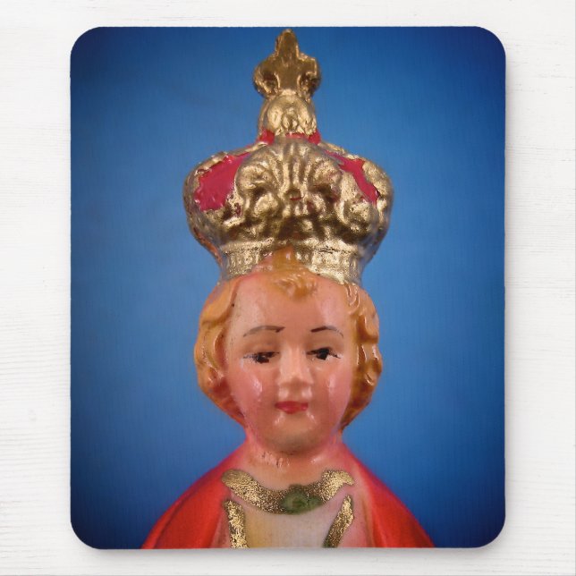 Infant of Prague Mousepad (Front)