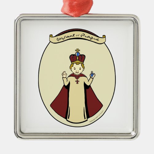 Infant of Prague ornament