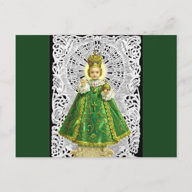 Infant of Prague Postcard (Front)