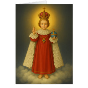 Infant of Prague Traditional Catholic Greeting Cards