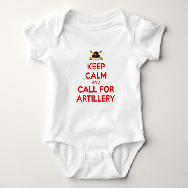 Infant or Toddler Keep Calm Creeper (Front)