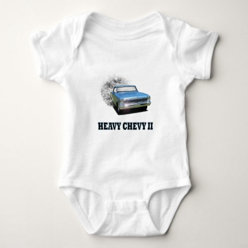 Infant Shirt with Chevy II Classic Car Design