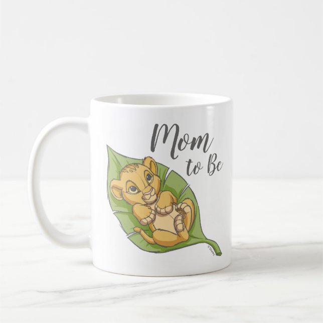 Infant Simba Disney Mom to Be Coffee Mug (Left)