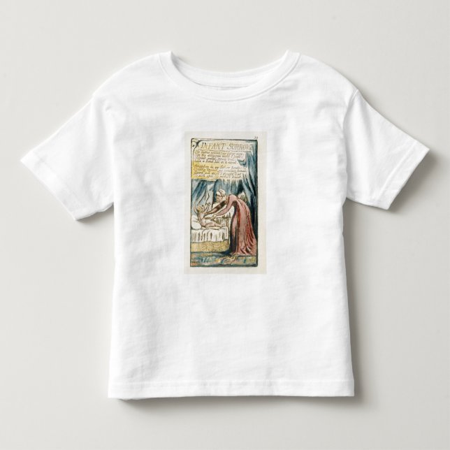 'Infant Sorrow', plate 39 (Bentley 48) from 'Songs Toddler T-shirt (Front)