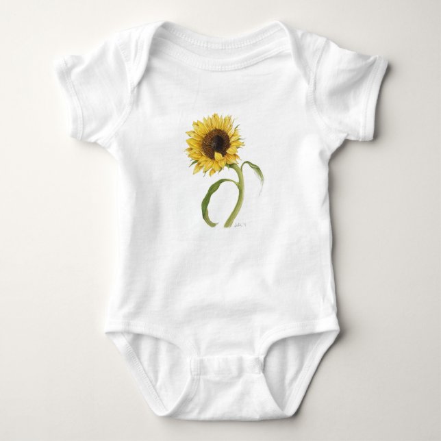 Infant Sunflower Bodysuit (Front)