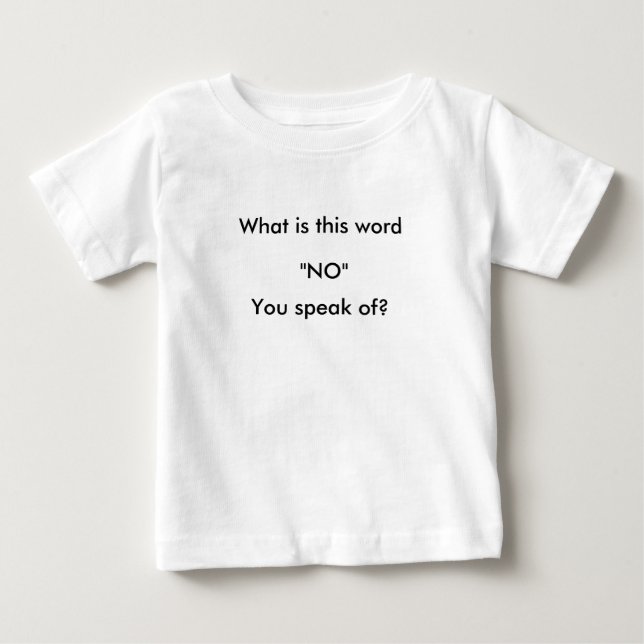 Infant T-shirt, white Baby T-Shirt (Front)