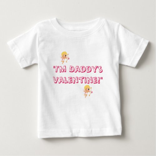 InfantToddler Daddys Valentine Girl T_Shirt