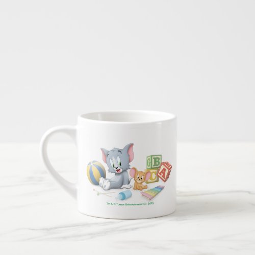 Infant Tom and Jerry Playing With Toys Espresso Cup