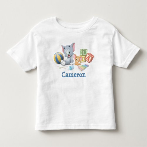 Infant Tom and Jerry Playing With Toys Toddler T_shirt